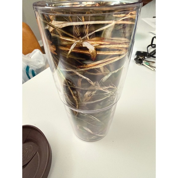 tervis Other - Tervis 24oz Insulated Tumbler RealTree Max-4 Camo Travel Cup with Brown Lid